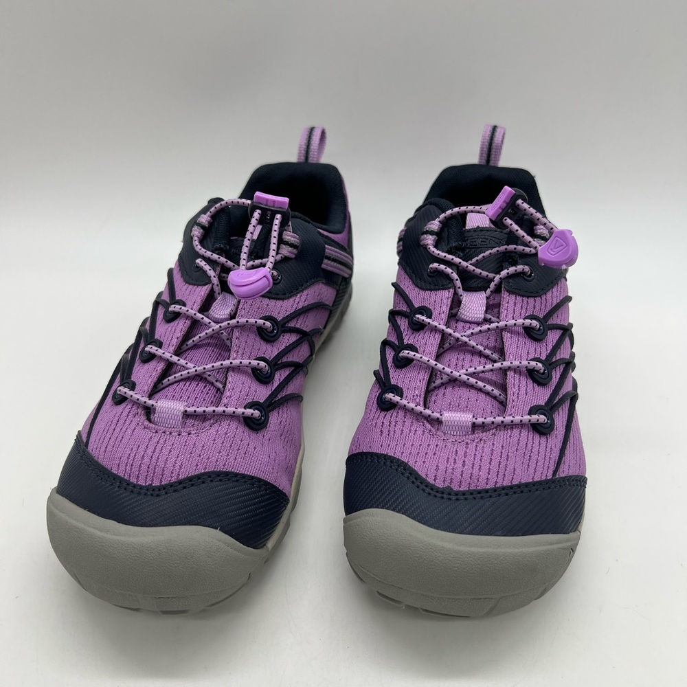 Keen Girl’s Chandler CNX Hiking Shoes Purple and Blue Size 4 Like New